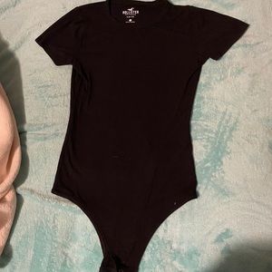 Hollister black ribbed bodysuit